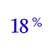 18 Percent