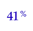 41 Percent